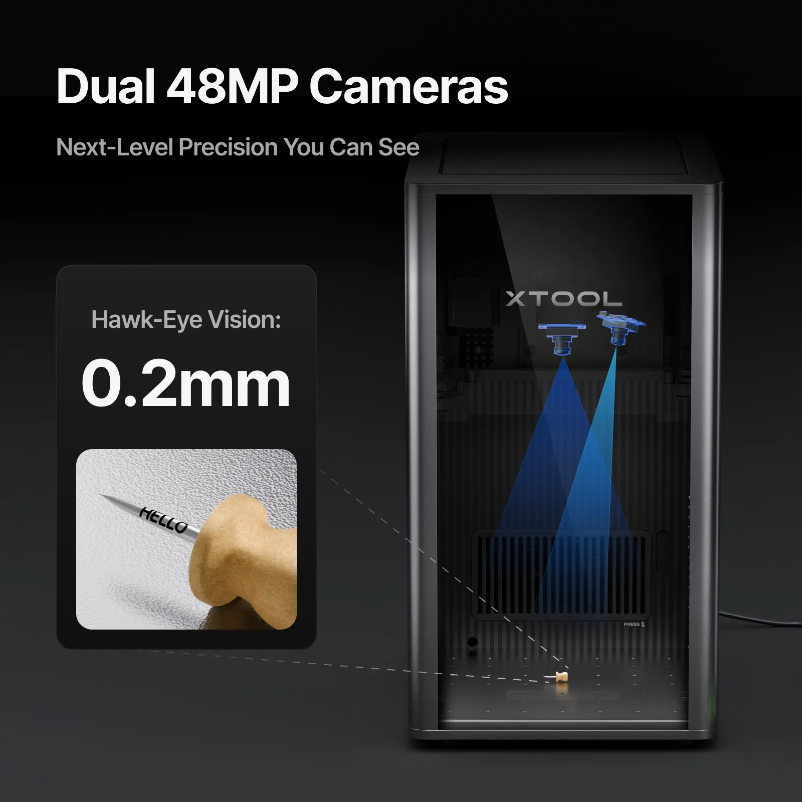 xTool F2 Ultra 60W MOPA & 40W Diode Dual Laser Engraver - Image 6