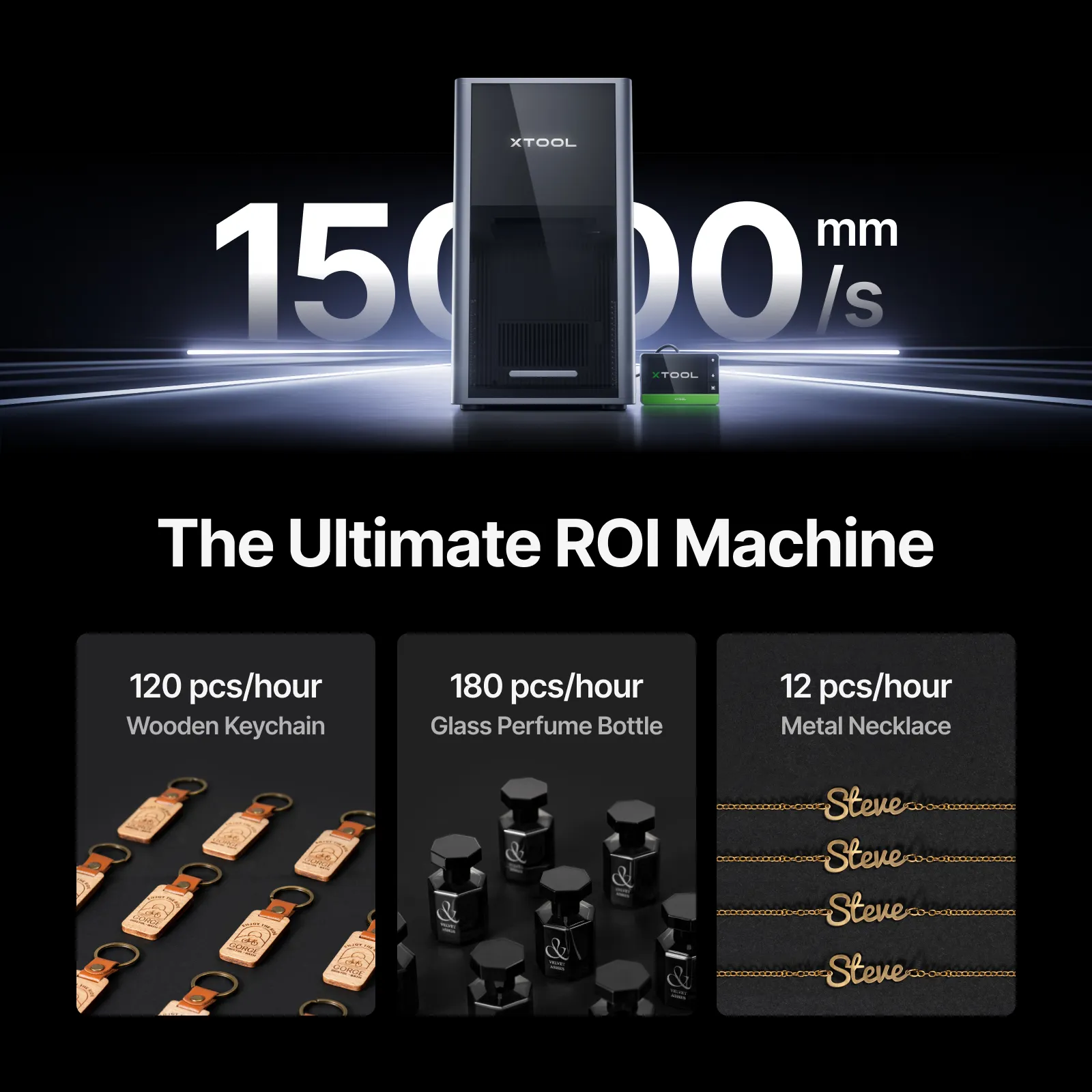 xTool F2 Ultra 60W MOPA & 40W Diode Dual Laser Engraver - Image 9