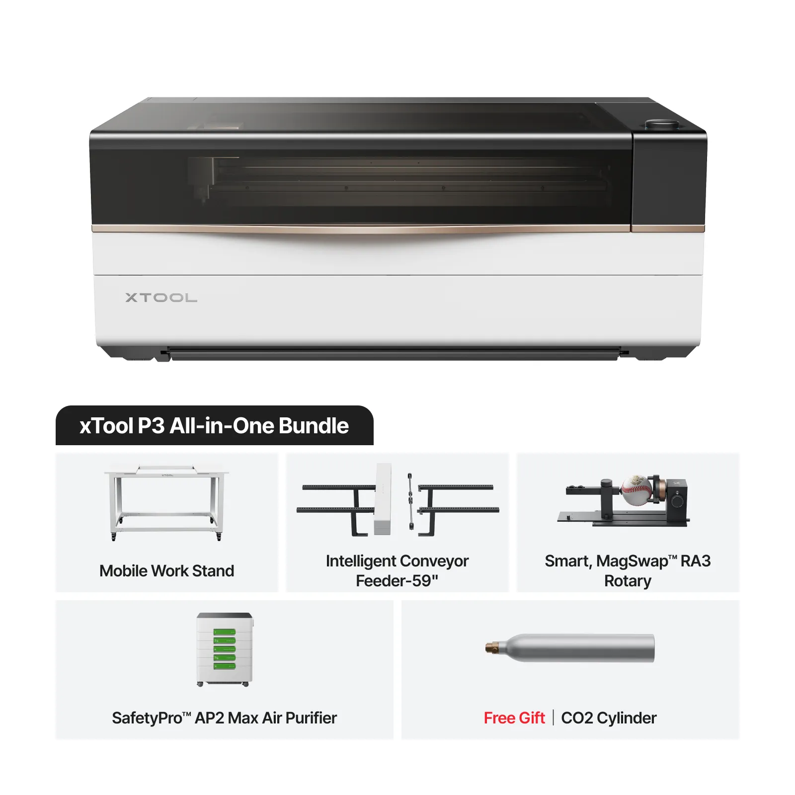xTool P2S 55W Desktop CO2 Laser Cutter for Education - Image 24