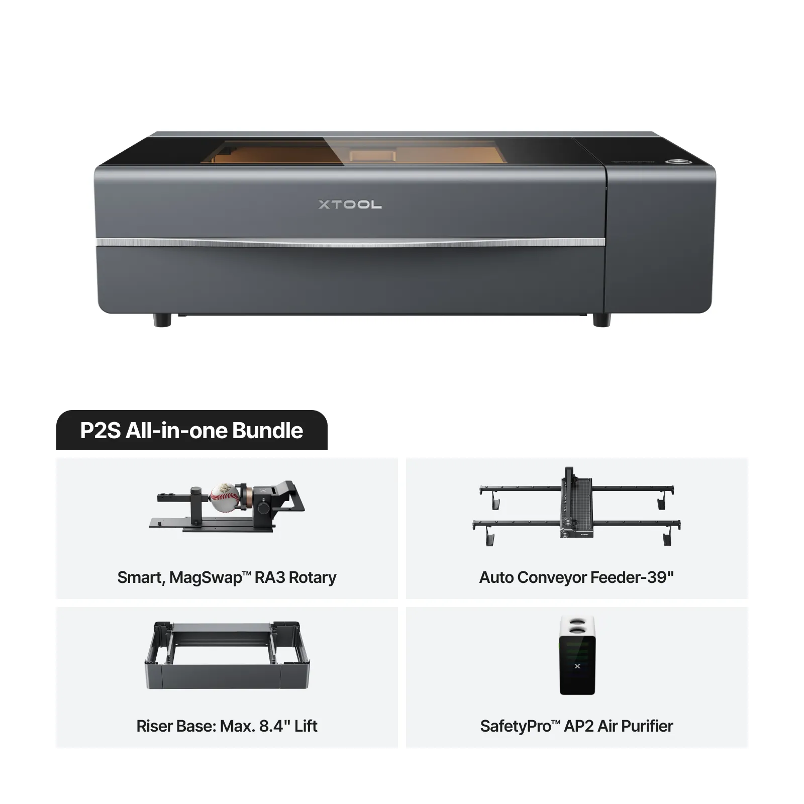 xTool P2S 55W Desktop CO2 Laser Cutter - Image 14