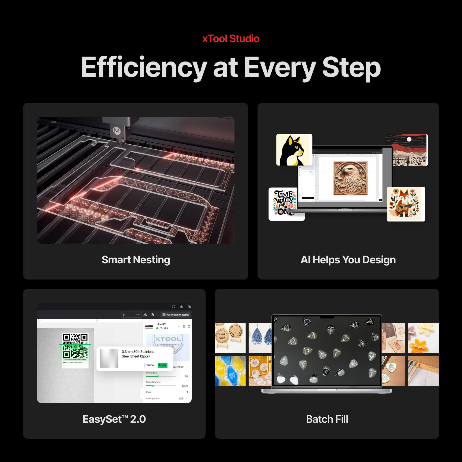 xTool P3 80W Flagship CO2 Laser Cutter with Intelligent Automation - Image 12