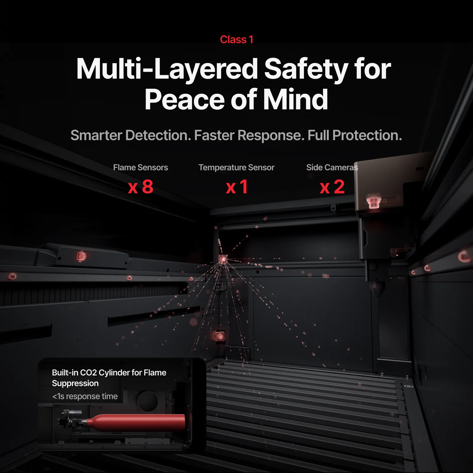 xTool P3 80W Flagship CO2 Laser Cutter with Intelligent Automation - Image 16