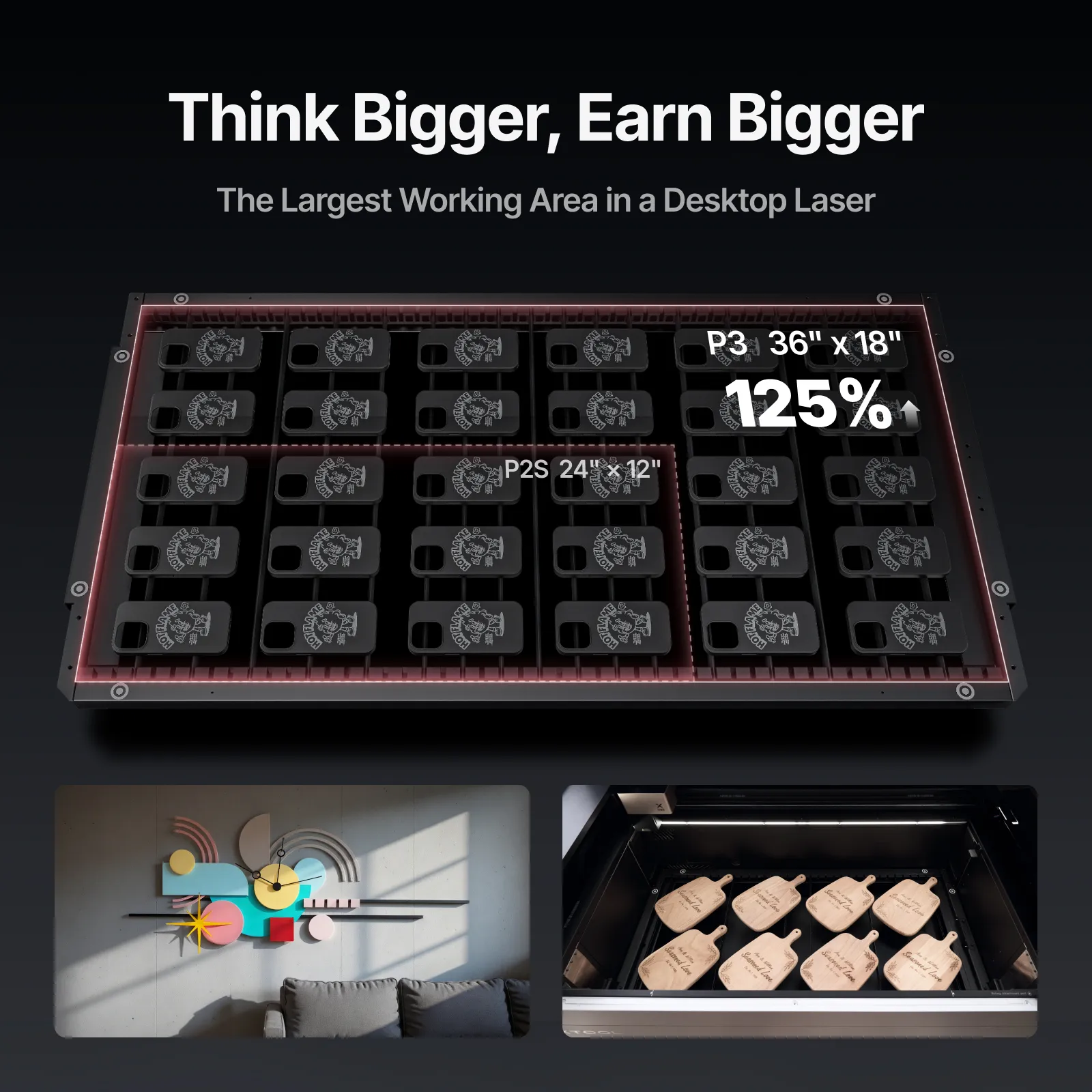 xTool P3 80W Flagship CO2 Laser Cutter with Intelligent Automation - Image 5