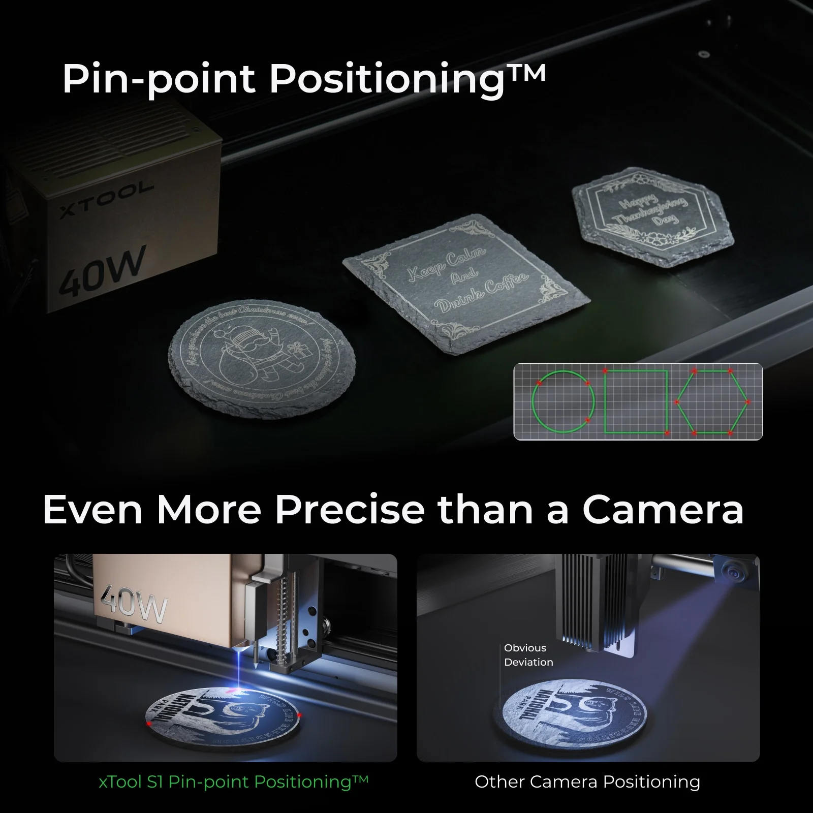xTool S1 + 1064nm IR Laser Kit: Enclosed Diode Laser Engraver & Cutter - Image 7