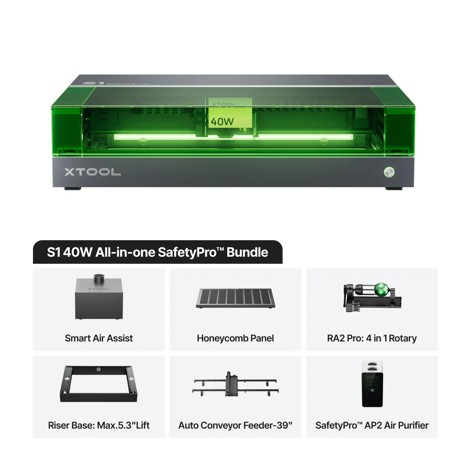 xTool S1 Enclosed Diode Laser Cutter - Image 23