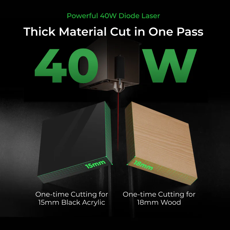 xTool S1 Enclosed Diode Laser Cutter - Image 7