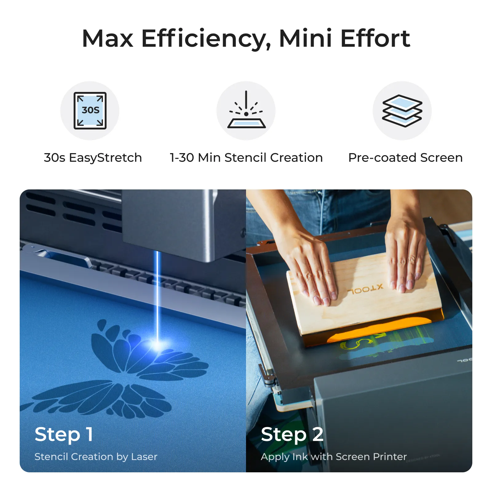 xTool Screen Printer: 1st Screen Printing Solution with Laser - Image 5