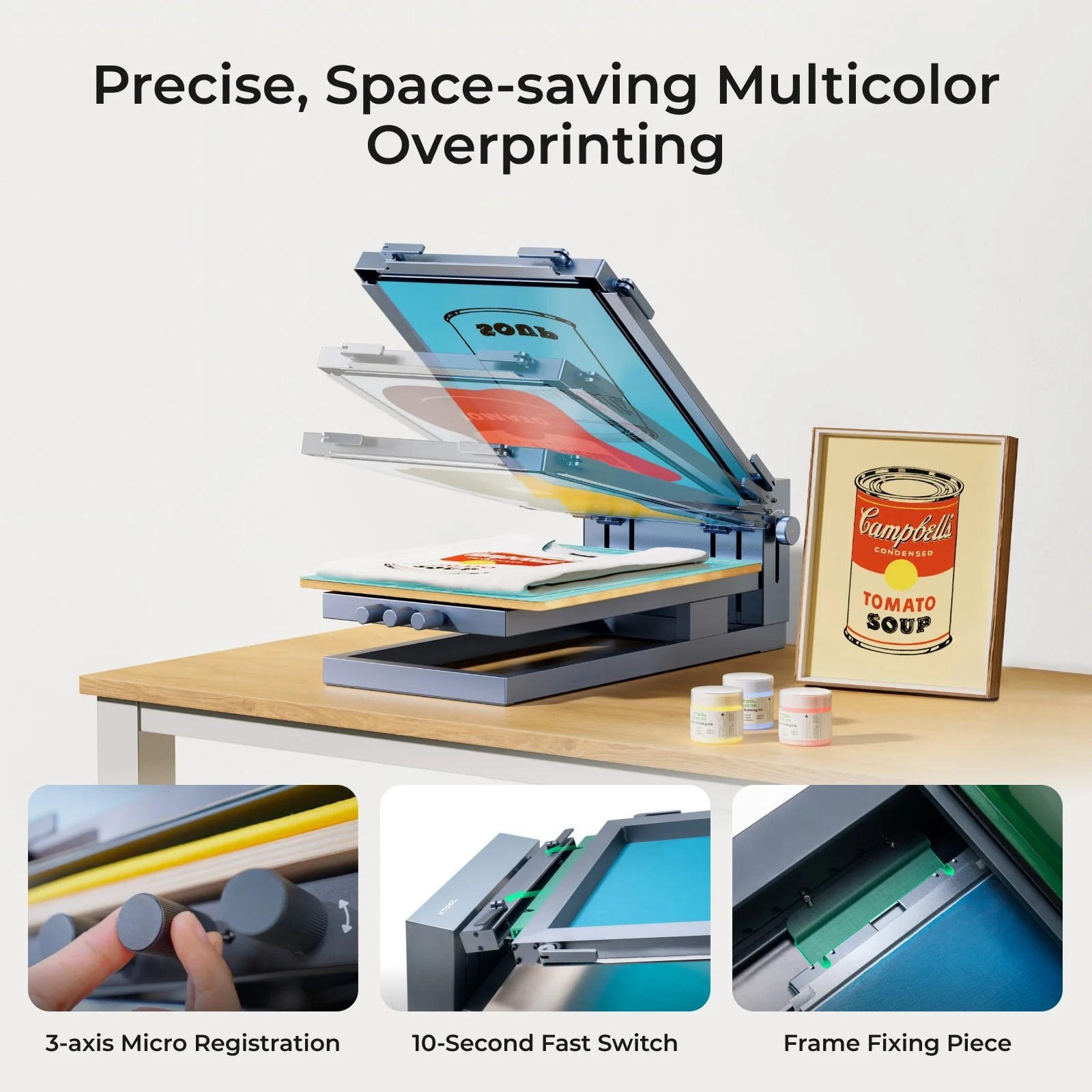 xTool Screen Printer: 1st Screen Printing Solution with Laser - Image 7