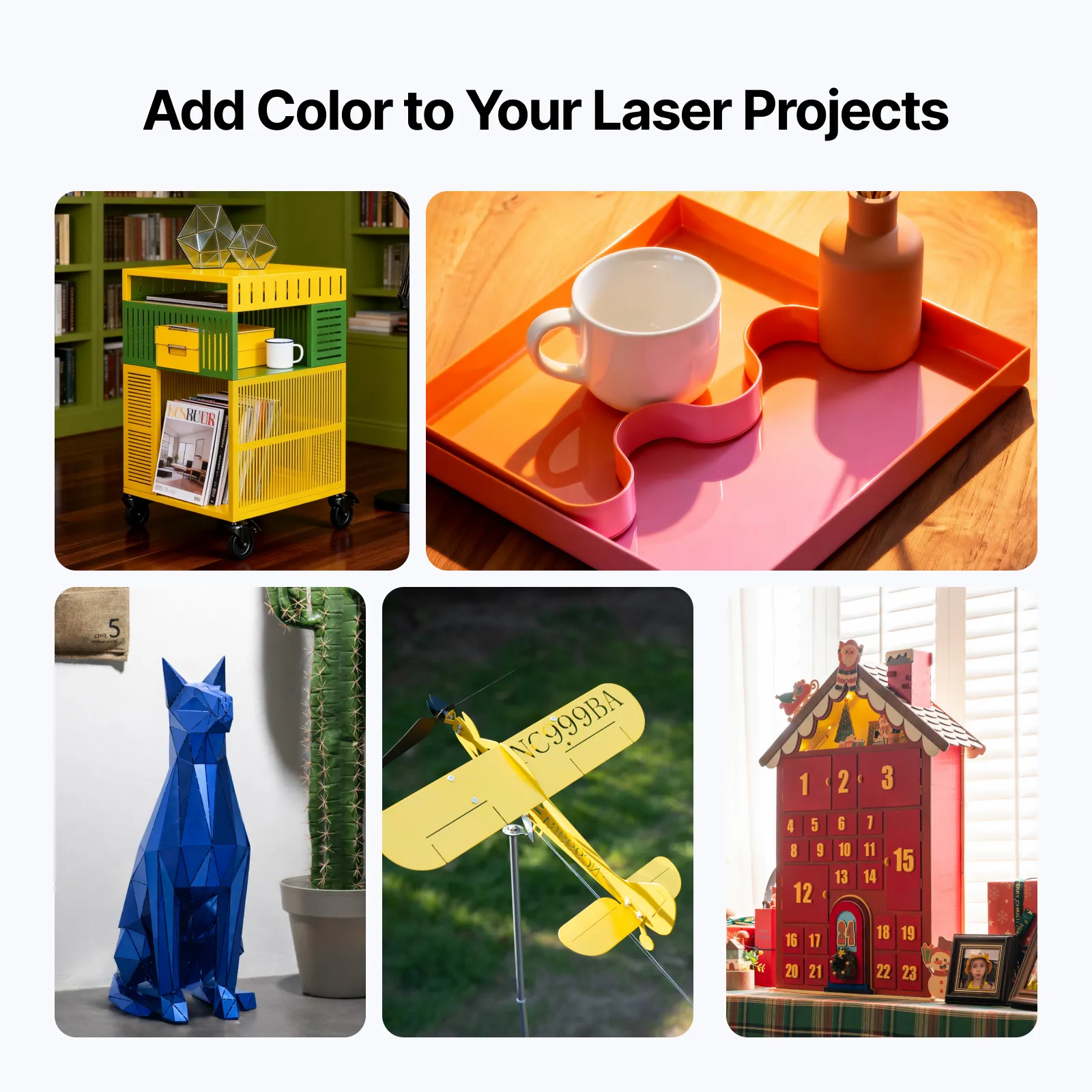 xTool Selected SnapSpray Airbrush Kit for Laser Crafters with Fast Color Switching - Image 4