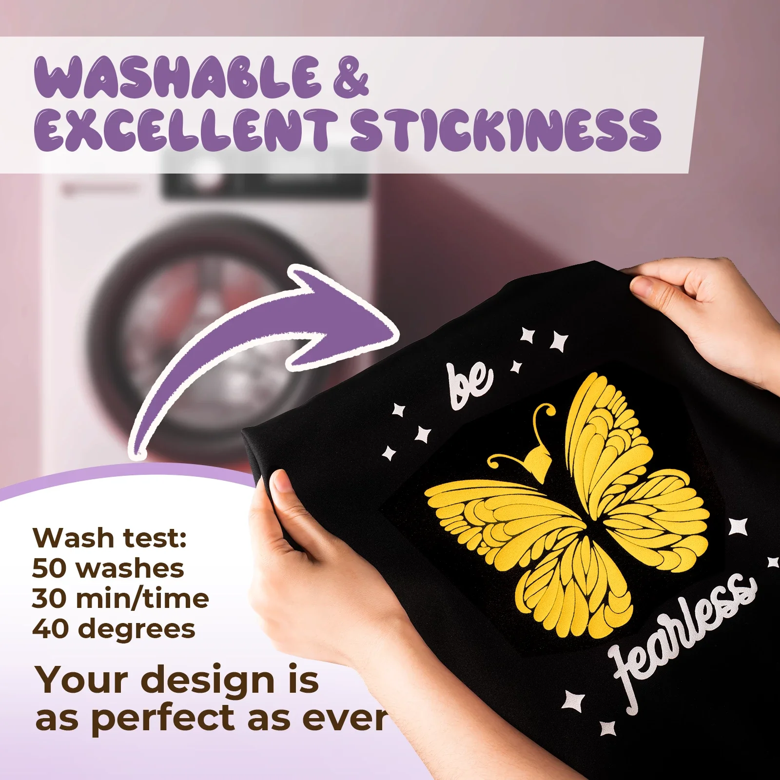 Yellow 3D Puff Heat Transfer Vinyl Roll - Image 5
